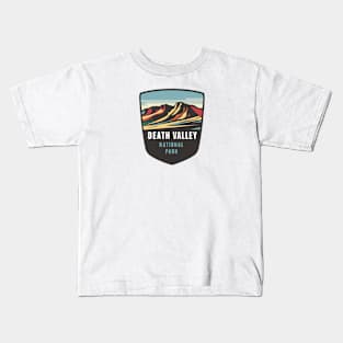 Death Valley National Park Shield Kids T-Shirt